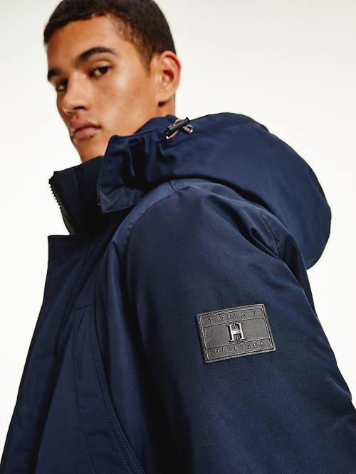 Tommy Hilfiger Exclusive Down Parka Jassen Heren Blauw | TH318OJP