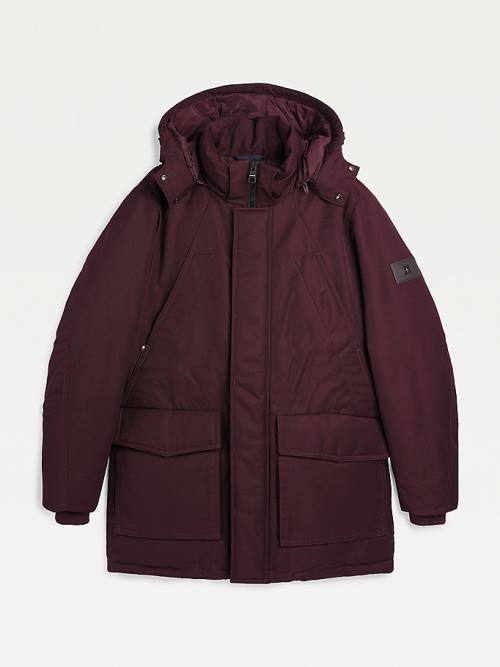 Tommy Hilfiger Exclusive Down Parka Jassen Heren Rood | TH620HIG