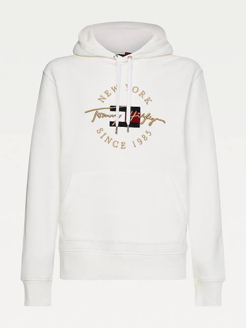 Tommy Hilfiger Exclusive Icons Hoodie Heren Wit | TH975IXJ