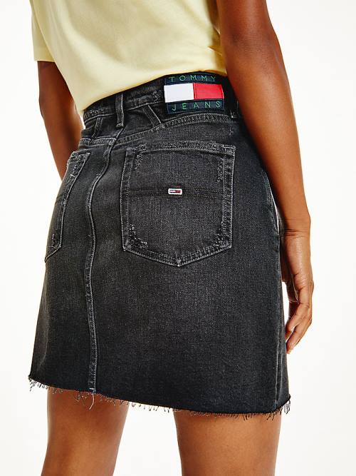 Tommy Hilfiger Faded Denim Mom Rokken Dames Denim | TH743ZWM