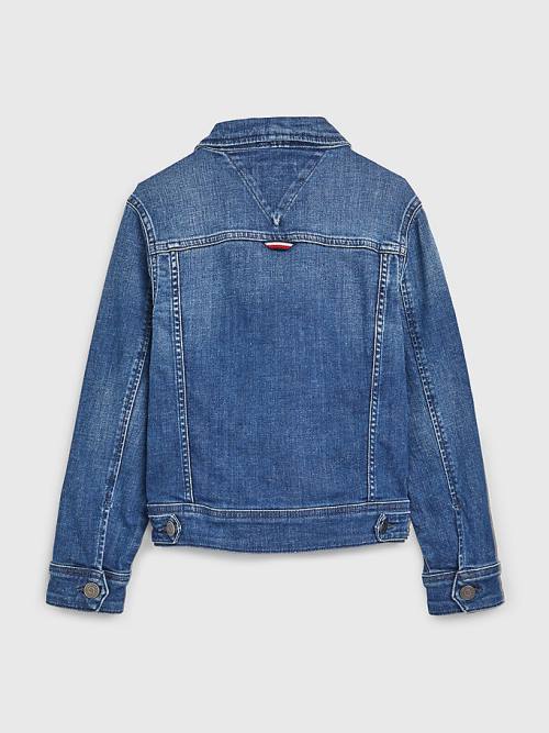 Tommy Hilfiger Faded Denim Trucker Jassen Jongens Denim | TH582RBN