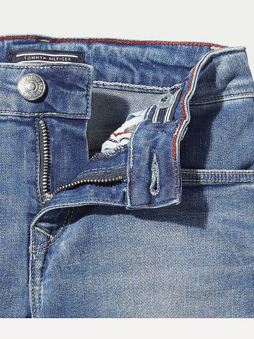 Tommy Hilfiger Faded Skinny Jeans Meisjes Denim | TH567MBV