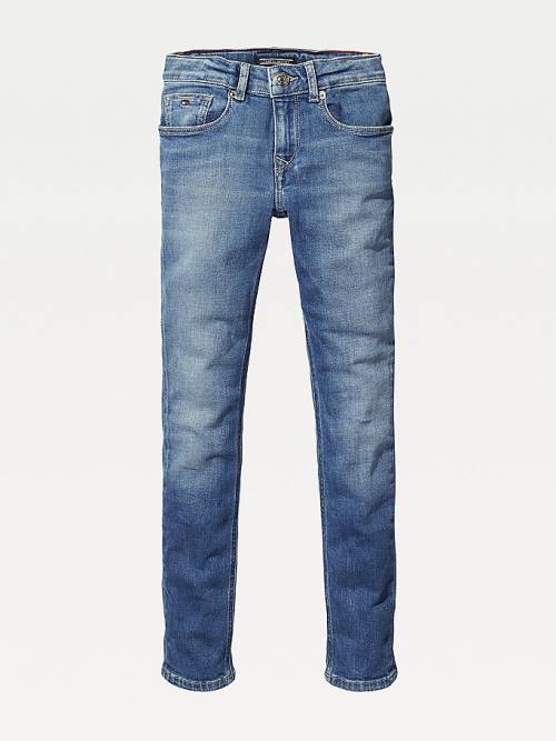 Tommy Hilfiger Faded Skinny Jeans Meisjes Denim | TH567MBV