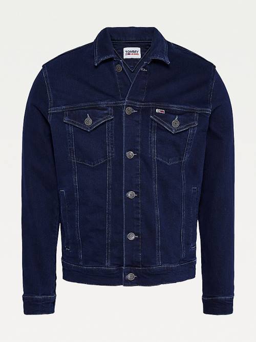 Tommy Hilfiger Faded Trucker Jassen Heren Denim | TH340SFG