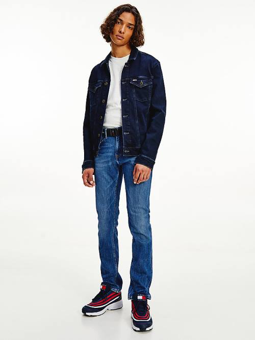 Tommy Hilfiger Faded Trucker Jassen Heren Denim | TH340SFG