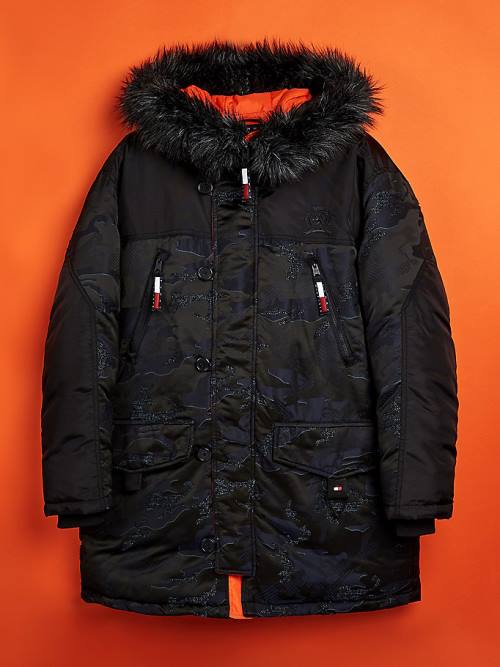 Tommy Hilfiger Faux Down Mountain Parka Jassen Heren Blauw | TH379BDF