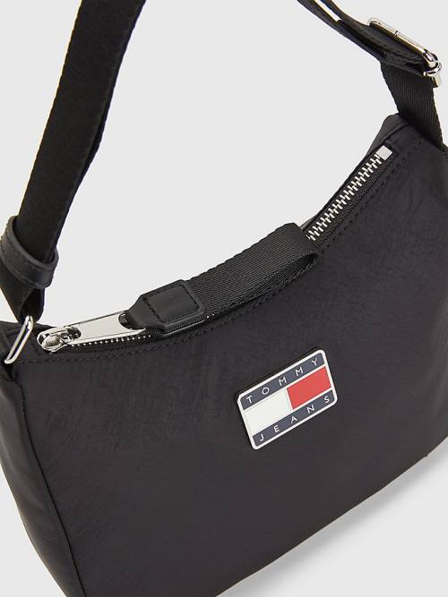 Tommy Hilfiger Festival Shoulder Tassen Dames Zwart | TH217HMW