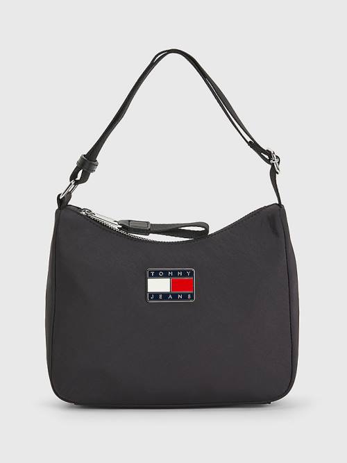 Tommy Hilfiger Festival Shoulder Tassen Dames Zwart | TH217HMW