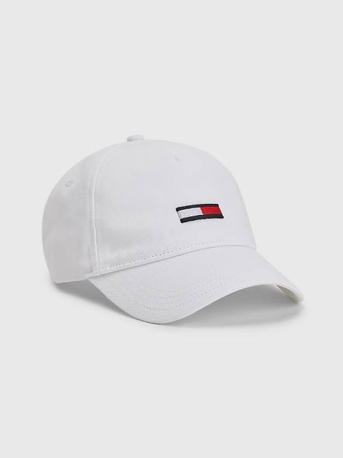 Tommy Hilfiger Flag Patch Cap Hoeden Dames Wit | TH187KYR