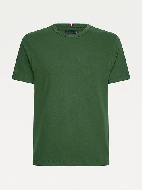 Tommy Hilfiger Flag Patch Sleeve T-shirts Heren Groen | TH347SLK