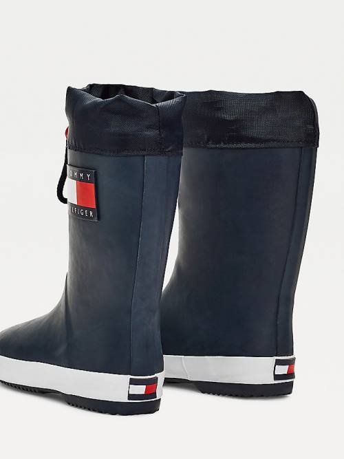 Tommy Hilfiger Flag Toggle Rain Laarzen Meisjes Blauw | TH306GAV