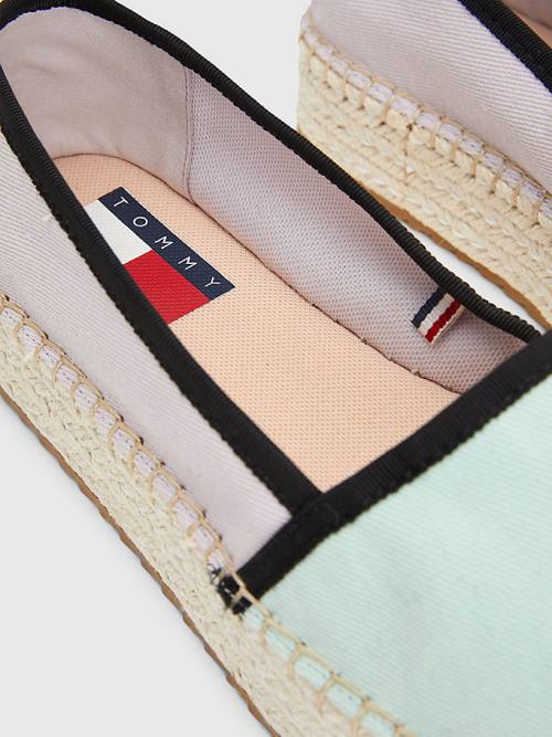 Tommy Hilfiger Flatform Espadrilles Loafers Dames Blauw | TH105BUM