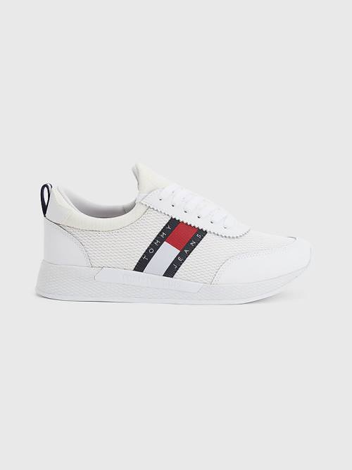 Tommy Hilfiger Flexi Knitted Sneakers Dames Wit | TH682TIB