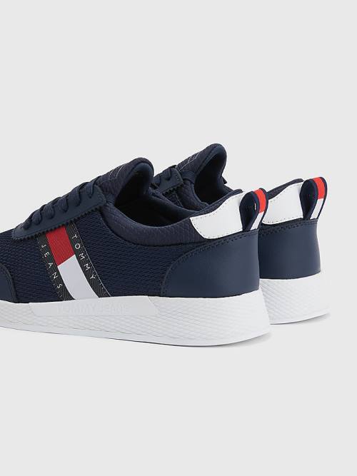 Tommy Hilfiger Flexi Knitted Sneakers Dames Blauw | TH780KDG