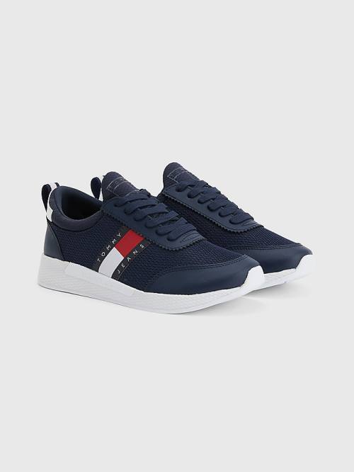 Tommy Hilfiger Flexi Knitted Sneakers Dames Blauw | TH780KDG