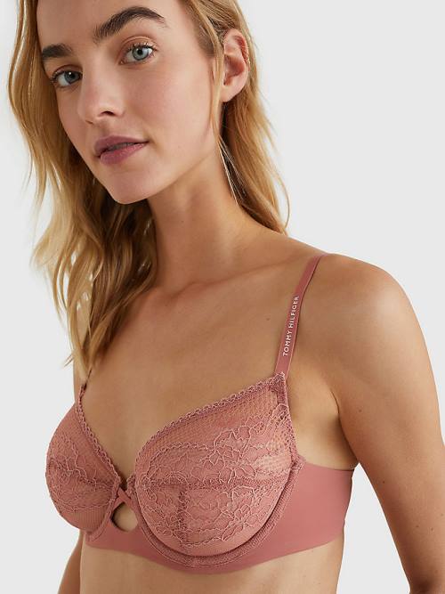 Tommy Hilfiger Floral Kanten Unlined Bra Ondergoed Dames Oranje | TH307DSO