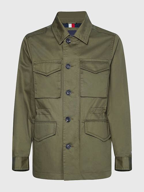 Tommy Hilfiger Four Pocket Field Jassen Heren Khaki | TH061CIS