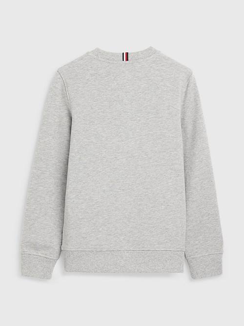 Tommy Hilfiger Graphic Tape Logo Sweatshirts Jongens Grijs | TH579BWN