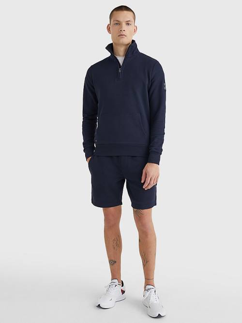 Tommy Hilfiger Half-Zip Sweatshirts Heren Blauw | TH148DWV