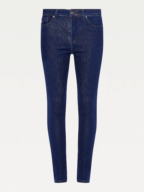 Tommy Hilfiger Harlem High Rise Super Skinny Jeans Dames Denim | TH341LWP