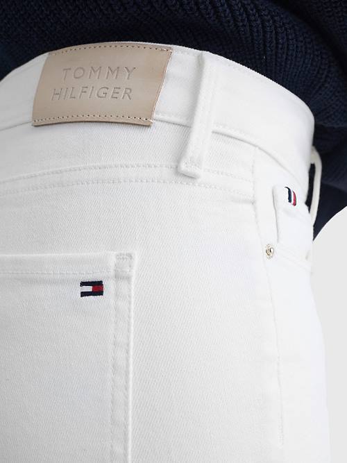 Tommy Hilfiger Harlem High Rise Super Skinny Jeans Dames Wit | TH703QLD