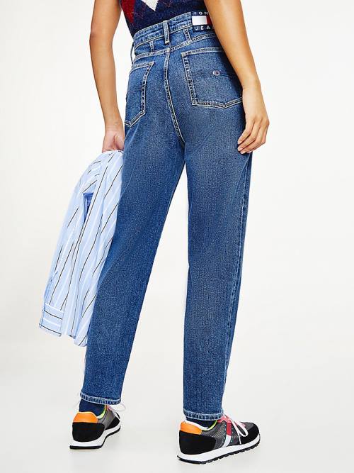 Tommy Hilfiger Harper High Rise Straight Ankle Jeans Dames Denim | TH546ULN