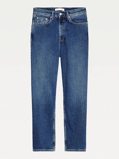 Tommy Hilfiger Harper High Rise Straight Ankle Jeans Dames Denim | TH546ULN