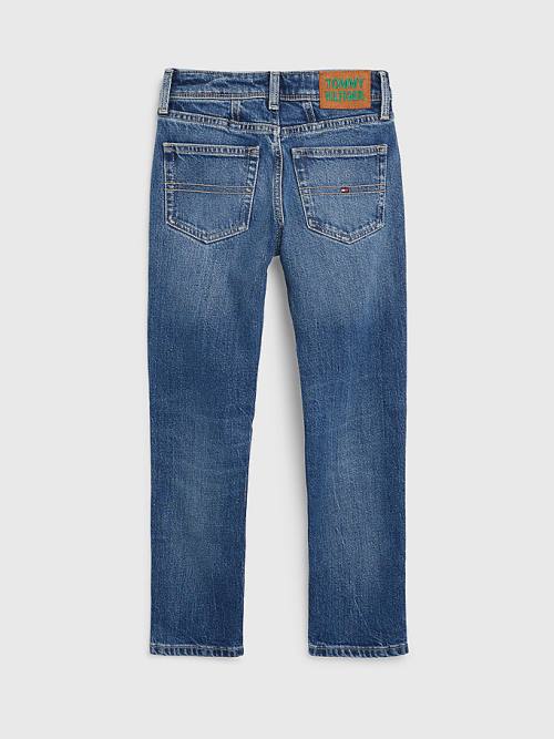 Tommy Hilfiger Harper Straight Faded Jeans Meisjes Denim | TH608NBL