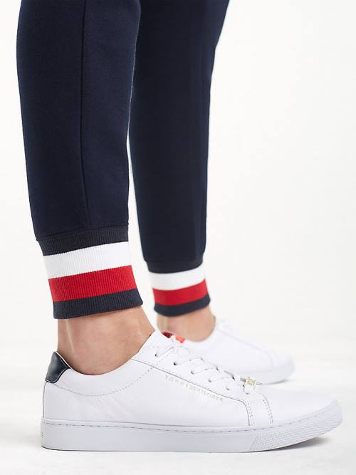 Tommy Hilfiger Heritage Contrast Stripe Joggers Broek Dames Blauw | TH463WAN