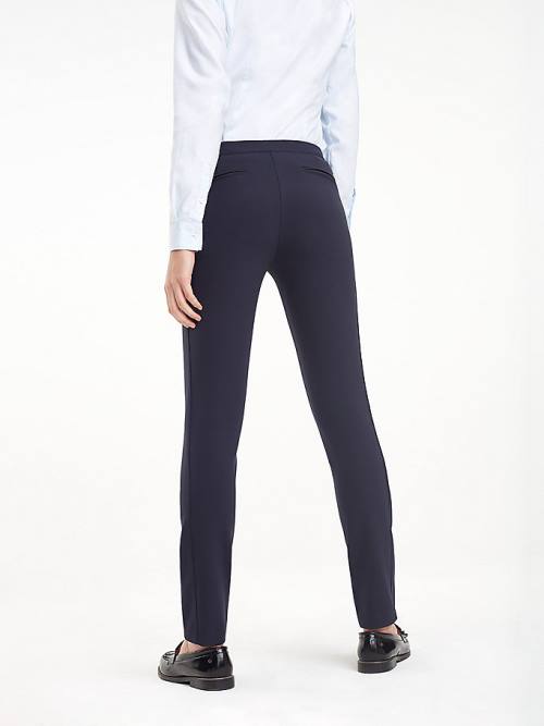 Tommy Hilfiger Heritage Skinny Fit Broek Dames Blauw | TH482VIZ