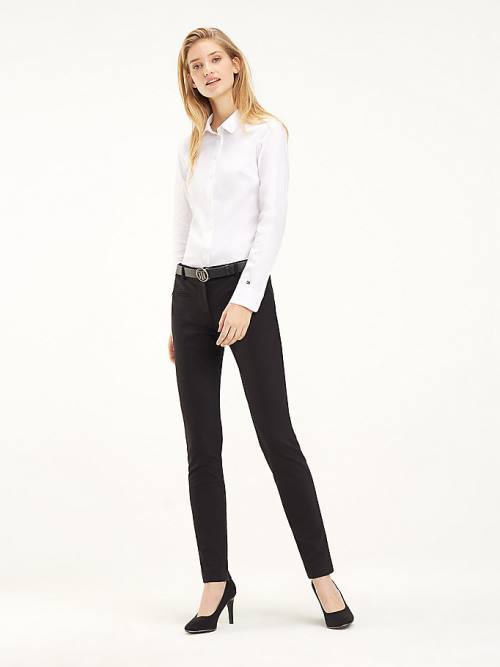 Tommy Hilfiger Heritage Slim Fit Overhemd Dames Wit | TH178ECA