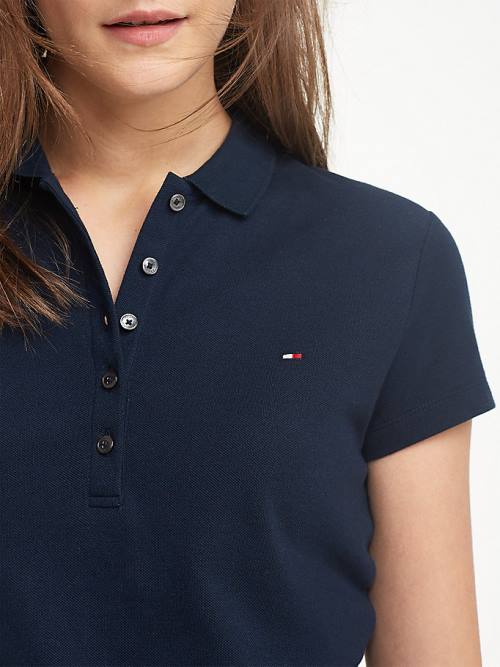 Tommy Hilfiger Heritage Slim Fit Polo Jurken Dames Blauw | TH405ZGU