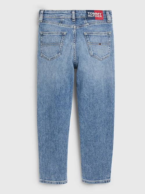 Tommy Hilfiger High Rise Tapered Jeans Meisjes Denim | TH710NOR