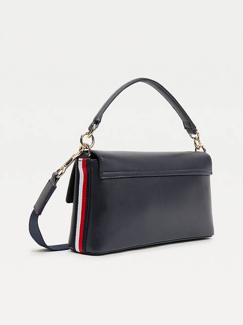 Tommy Hilfiger Iconic Shoulder Tassen Dames Blauw | TH752BGK