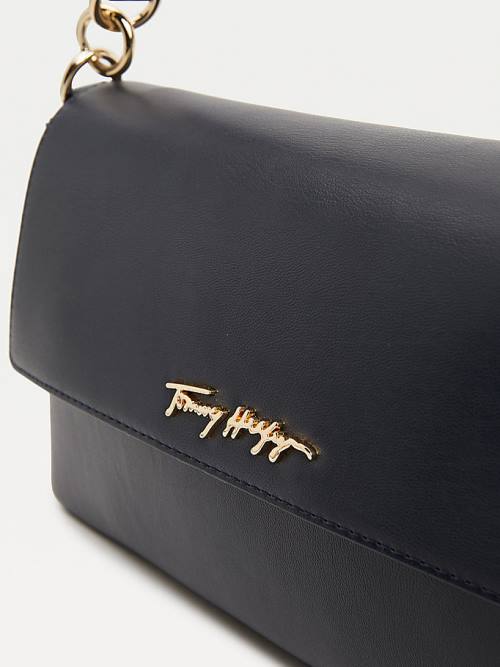 Tommy Hilfiger Iconic Shoulder Tassen Dames Blauw | TH752BGK