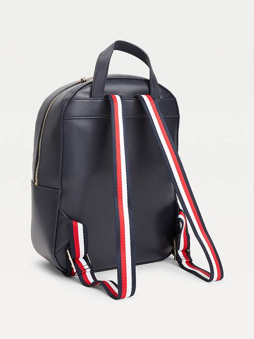 Tommy Hilfiger Iconic Signature Backpack Tassen Dames Blauw | TH702MKP