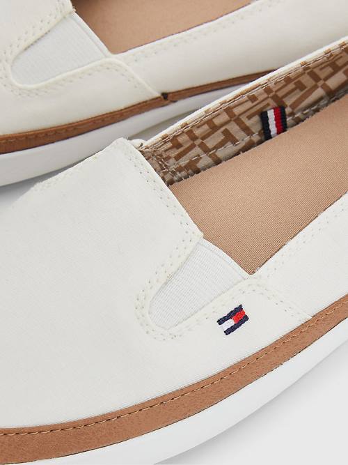 Tommy Hilfiger Iconic Slip-On Sneakers Dames Wit | TH765GND