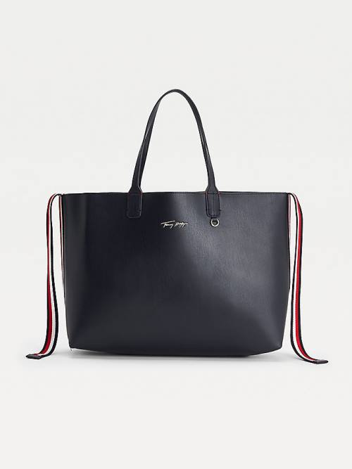 Tommy Hilfiger Iconic Tote Tassen Dames Blauw | TH379PJZ