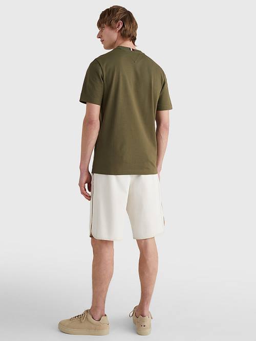 Tommy Hilfiger Icons Crest T-shirts Heren Khaki | TH158SOH