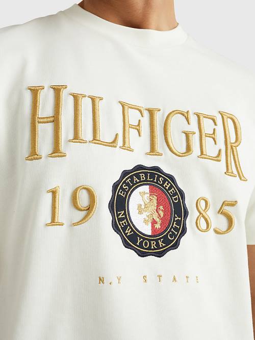 Tommy Hilfiger Icons Relaxed Fit T-shirts Heren Wit | TH251YRL