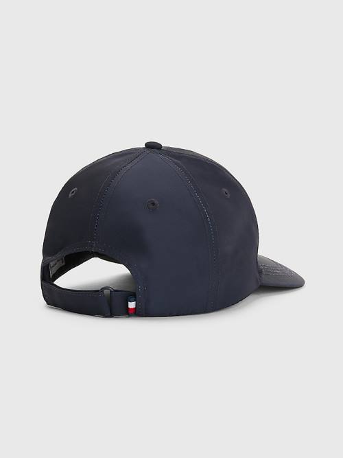 Tommy Hilfiger Interlock Plaque Cap Hoeden Dames Blauw | TH614VIS