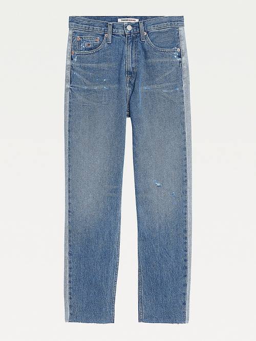 Tommy Hilfiger Izzie High Rise Slim Hemp Ankle Jeans Dames Denim | TH056AMQ