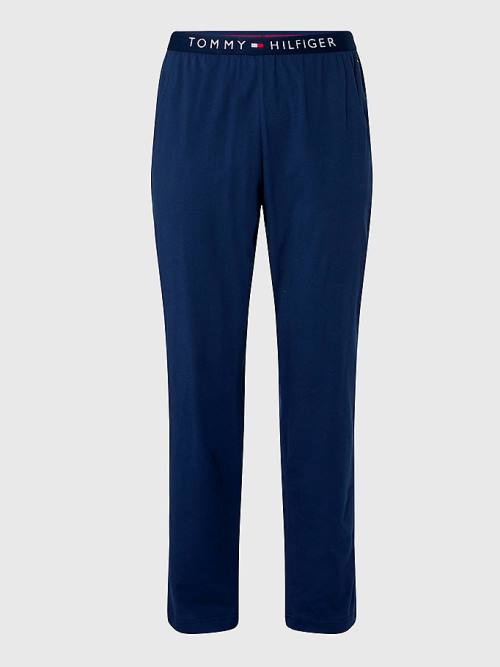 Tommy Hilfiger Jersey Loungewear Pants Pyjamas Heren Blauw | TH198TWH