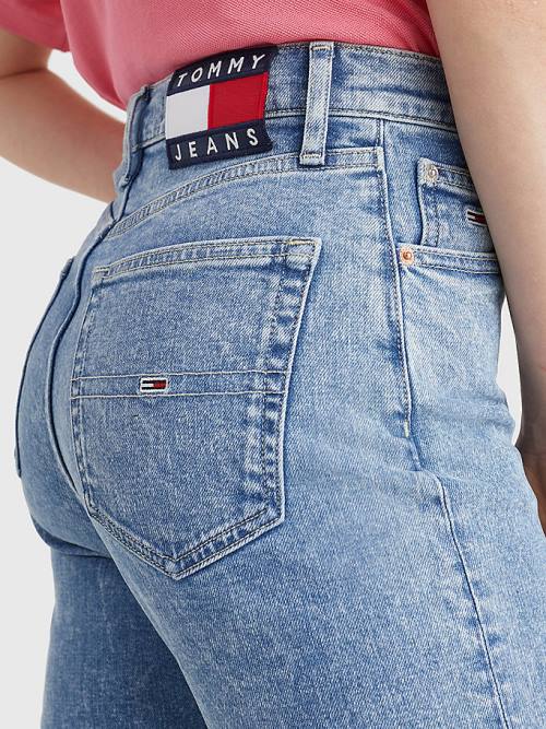 Tommy Hilfiger Julie Ultra High Rise Straight Jeans Dames Denim | TH427NYJ