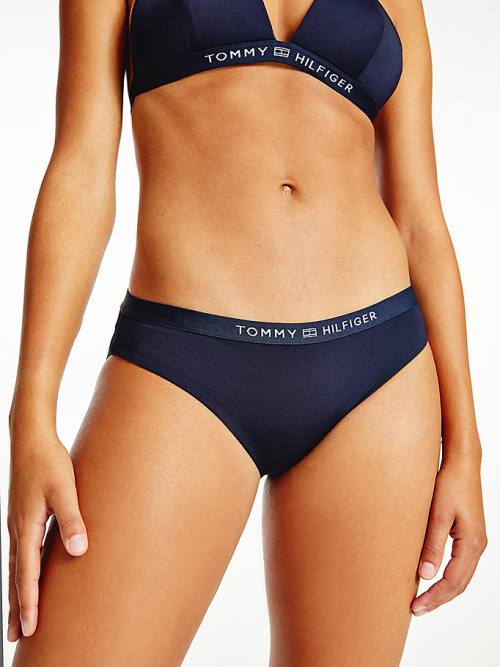 Tommy Hilfiger Klassieke Bikini Bottoms Zwemkleding Dames Blauw | TH378CMW