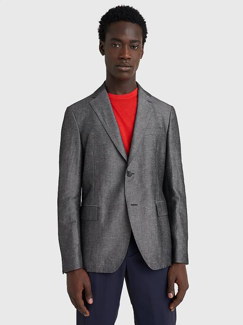 Tommy Hilfiger Lardini Slim Fit Blazer Heren Grijs | TH561ZFY