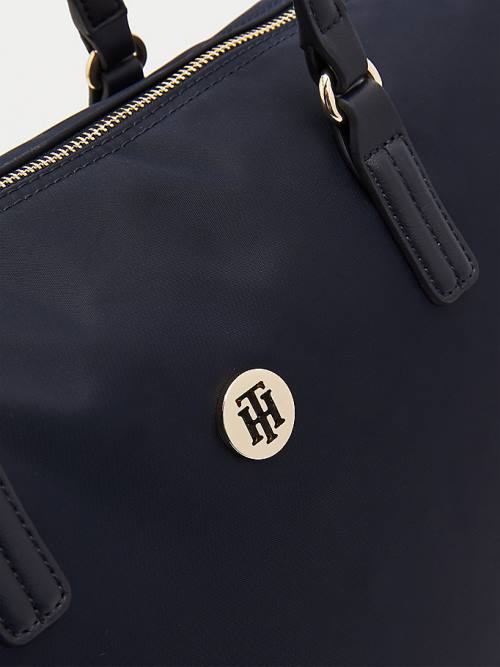 Tommy Hilfiger Large Recycled Tote Tassen Dames Blauw | TH487KYC