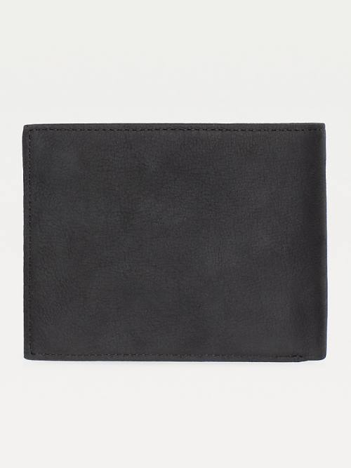 Tommy Hilfiger Leren Credit Card Portefeuille Heren Zwart | TH386KVG