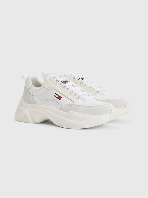 Tommy Hilfiger Lichtgewicht Chunky Sneakers Dames Wit | TH419LRY