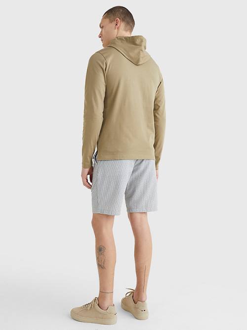 Tommy Hilfiger Lichtgewicht Hoodie Heren Bruin | TH134RCO